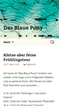 Mobile Screenshot of dasblauepony.net